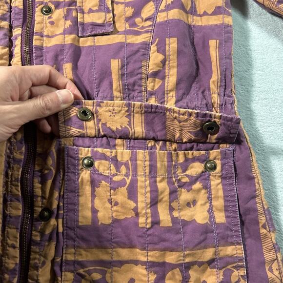 Y2k 2000s Gramicci Retro Anorak Patchwork Jacket Hoodie Mens Small Hawaiian VTG - Picture 12 of 16